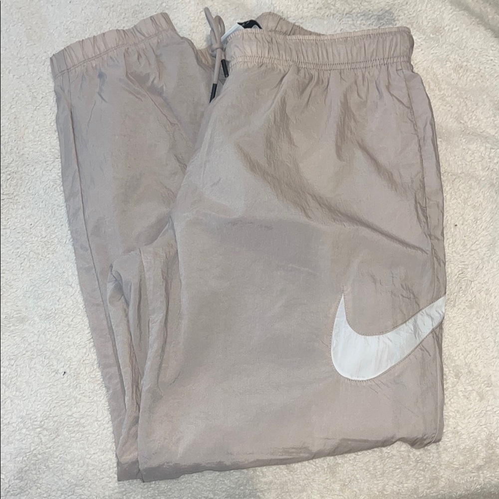 Nike Pink Beige Track Pants